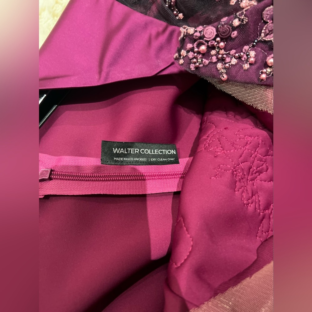 Walter Collection by Walter Mendez Custom Beaded Gown - Picture 13 of 17